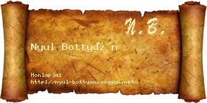 Nyul Bottyán névjegykártya